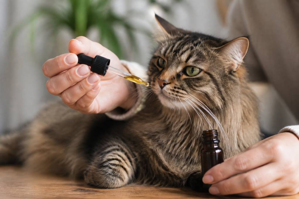 Cannabidiol pour chat : bienfaits, dosage et précautions d’usage